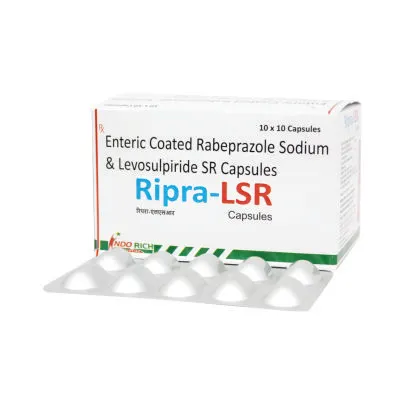 RABEPRAZOLE SODIUM 20 MG, LEVOSULPRIDE 75 MG SR (ALU ALU) (RIPRA-LSR)